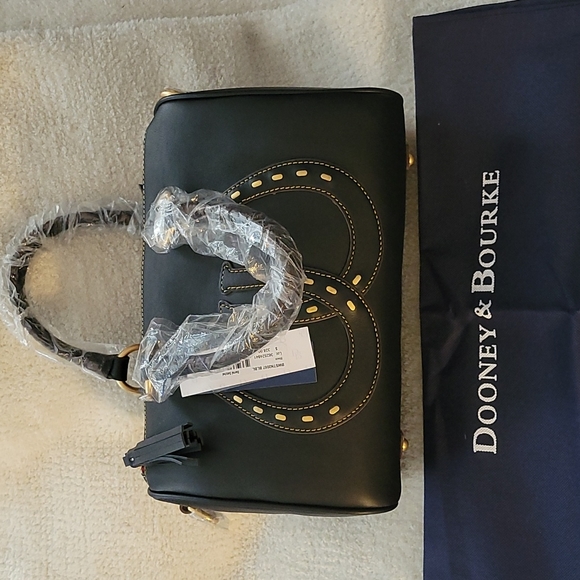 Dooney & Bourke Western smooth leather Olivia Satchel handbag. - Picture 2 of 16